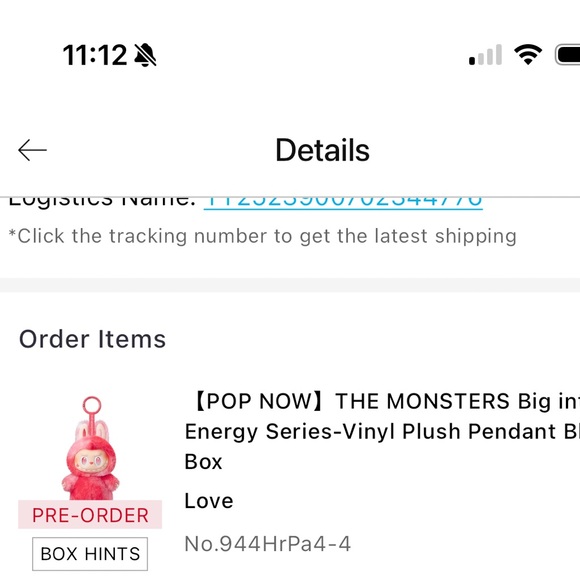 Big Into Energy Labubu (Love) Authentic! - Picture 8 of 9